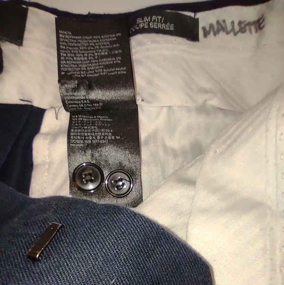 Navy pants 32R 30 unisex - Picture 5 of 5